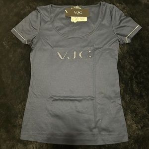 Versace Women’s Navy Blue T-Shirt